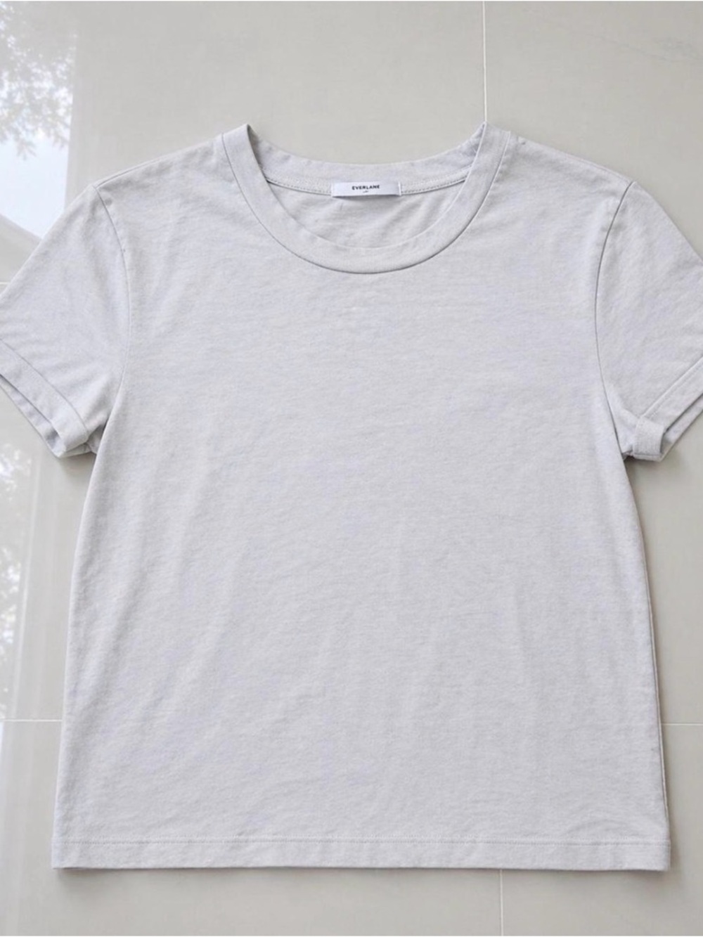 Peppermayo Light Gray Crewneck Short Sleeve Tee